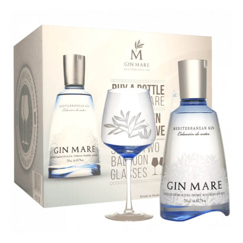 Mare Gin + 2 Gläser | 42,7% - 0,7L